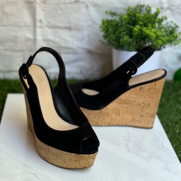 VERONICA BEAR
Dali Sand Suede Peep-Toe Wedge Platform Sandals size 9 - Picture 8 of 16